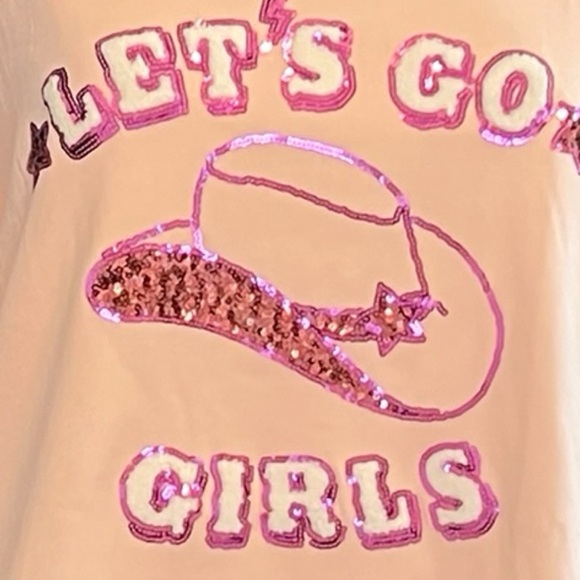 FANTASTIC FAWN Let’s go Girls oversized pullover sz M L - Picture 6 of 8